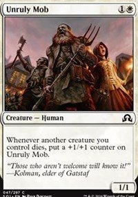 4 x Shadows over Innistrad Unruly Mob (playset)