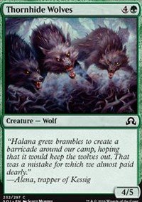 4 x Shadows over Innistrad Thornhide Wolves (playset)