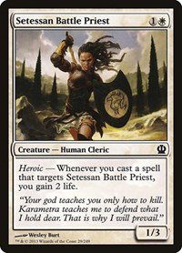 Foil Theros Setessan Battle Priest