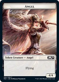 Foil Magic 2021 (M21) Angel // Treasure Token
