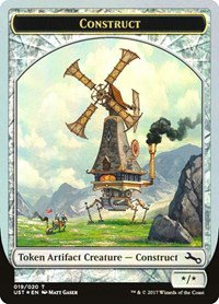 Foil Unstable Construct 019 Token