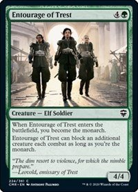 4 x Comander Legends Entourage of Trest (playset)