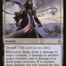 4 x Battle for Zendikar Serpentine Spike (playset)