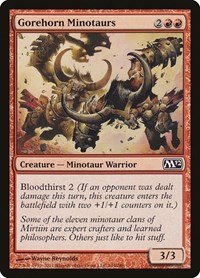 4 x Magic 2012 (M12) Gorehorn Minotaurs (playset)