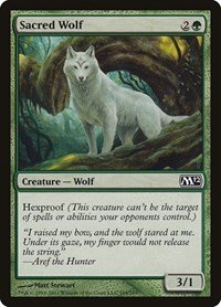 4 x Magic 2012 (M12) Sacred Wolf (playset)