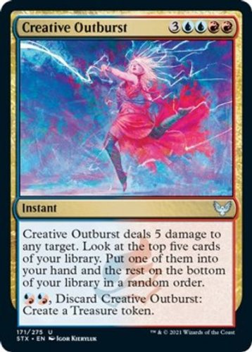 4 x Strixhaven: School of Mages Creative Outburst (playset)