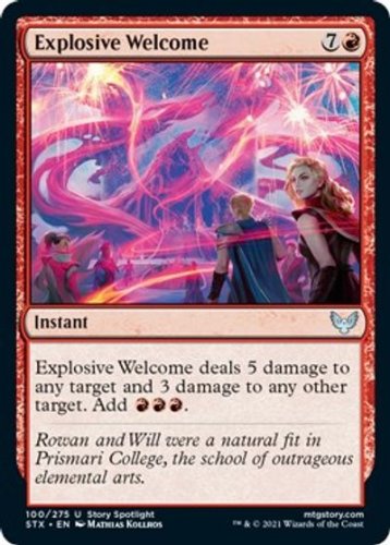 4 x Strixhaven: School of Mages Explosive Welcome (playset)