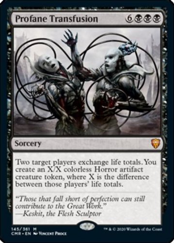Comander Legends Profane Transfusion