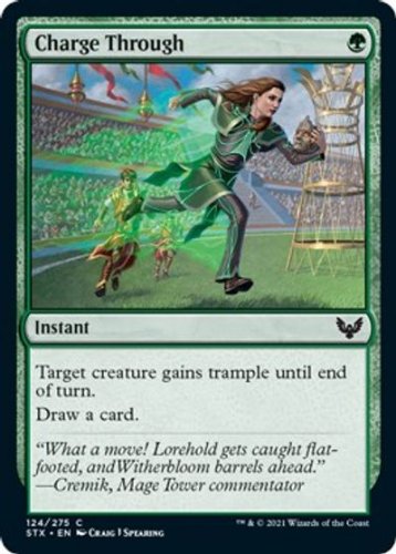 4 x Strixhaven: School of Mages Charge Through (playset)