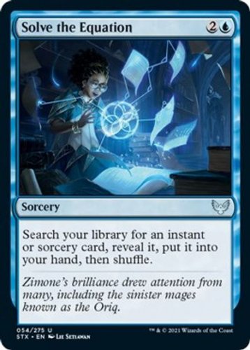 4 x Strixhaven: School of Mages Solve the Equation (playset)