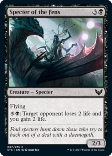 4 x Strixhaven: School of Mages Specter of the Fens (playset)