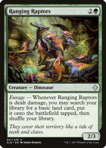 4 x Ixalan Ranging Raptors (playset)