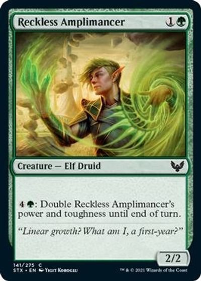 4 x Strixhaven: School of Mages Reckless Amplimancer (playset)
