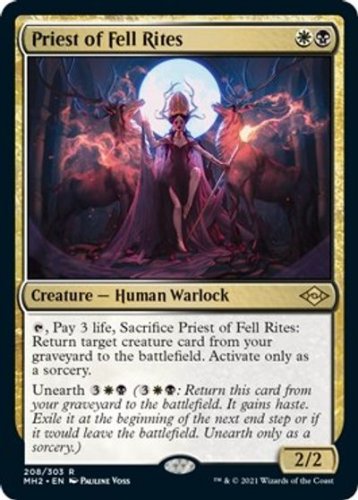 Modern Horizons 2 Priest of Fell Rites