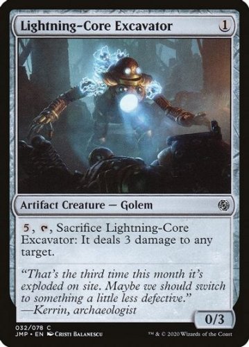4 x Jumpstart Lightning-Core Excavator (playset)