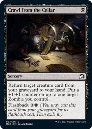 4 x Innistrad: Midnight Hunt Crawl from the Cellar (Playset)