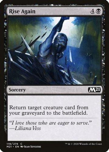 4 x Magic 2021 (M21) Rise Again (playset)