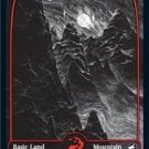 Foil Innistrad Midnight Hunt Full Art Mountain 274