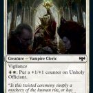 4 x Foil Innistrad: Crimson Vow Unholy Officiant (Playset)