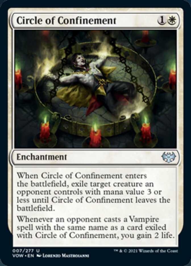 4 x Innistrad: Crimson Vow Circle of Confinement (Playset)