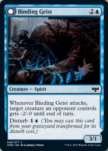 4 x Innistrad: Crimson Vow Binding Geist // Spectral Binding(Playset)
