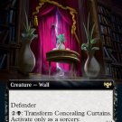 Foil Innistrad: Crimson Vow Concealing Curtains // Revealing Eye (Extended Art)
