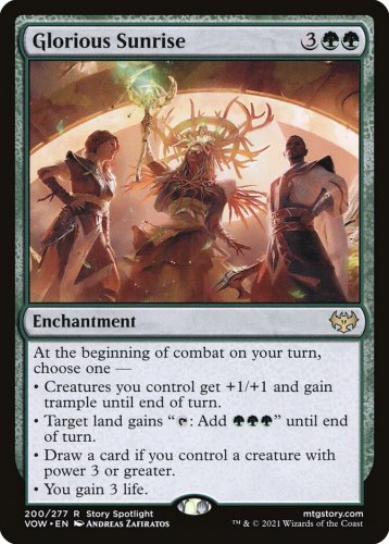 Foil Innistrad: Crimson Vow Glorious Sunrise