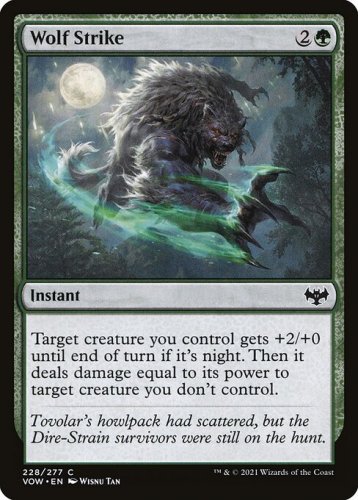4 x Innistrad: Crimson Vow Wolf Strike (Playset)