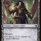 4 x Innistrad: Crimson Vow Unholy Officiant Showcase (Playset)