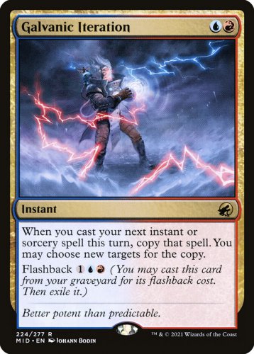 Foil Innistrad: Midnight Hunt Galvanic Iteration