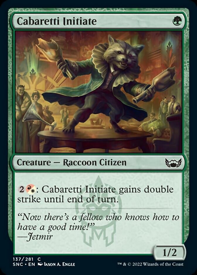 4 x Streets of New Capenna Cabaretti Initiate (Playset)