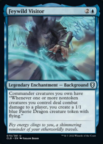 4 x Commander Legends: Battle for Baldur's Gate Feywild Visitor (playset)