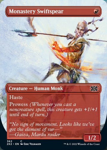 Double Masters 2022 Monastery Swiftspear (Borderless)