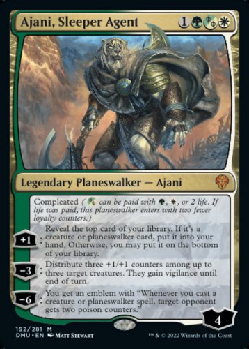 Dominaria United Planeswalker Ajani, Sleeper Agent