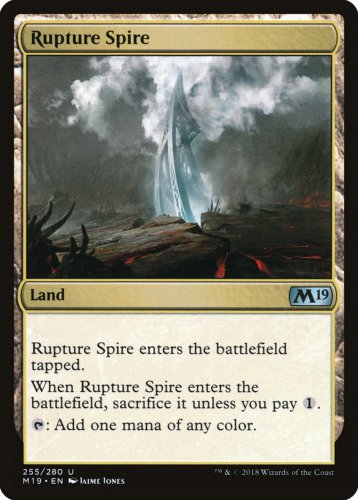 4 x Magic 2019 (M19) Rupture Spire (playset)