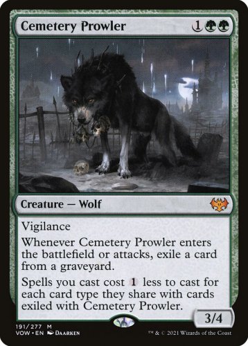 Foil Innistrad: Crimson Vow Cemetery Prowler