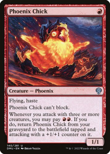 4 x Dominaria United Phoenix Chick (Playset)