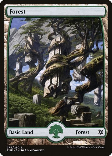 10 x Zendikar Rising Forest 279