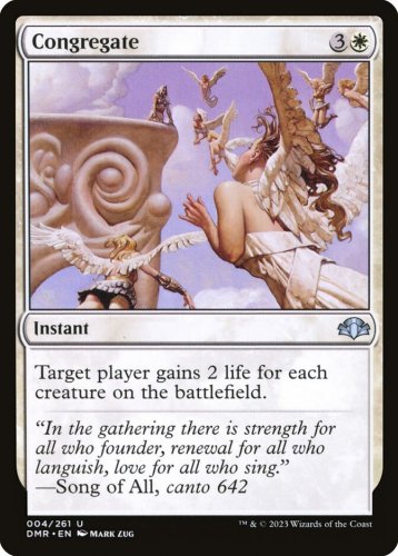 4 x Dominaria Remastered Congregate (Playset)