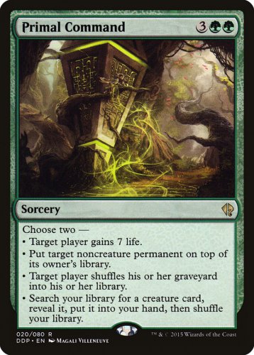 Duel Decks Zendikar vs Eldrazi Primal Command