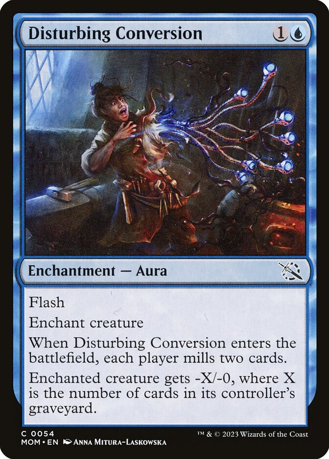 4 x Foil March of the Machine Disturbing Conversion (Playset)
