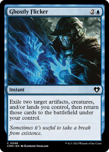Foil Commander Masters Ghostly Flicker
