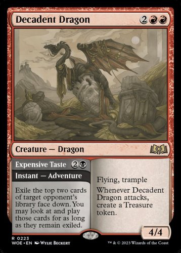 Wilds of Eldraine Decadent Dragon