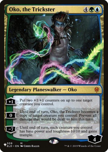 Throne of Eldraine Oko, the Trickster (The List)