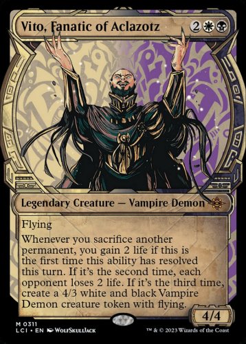Lost Caverns of Ixalan Vito, Fanatic of Aclazotz (Showcase)
