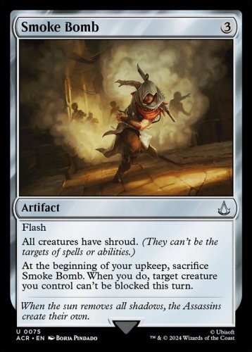 Foil Universes Beyond: Assassin's Creed Smoke Bomb