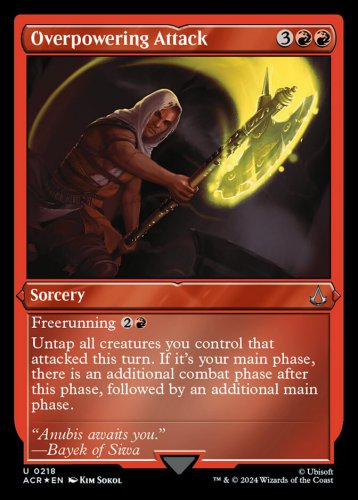 Foil Etched Universes Beyond: Assassin's Creed Overpowering Attack