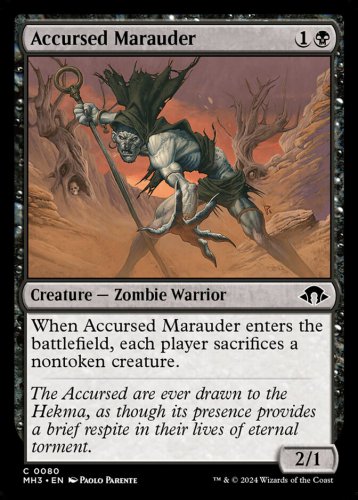 4 x Modern Horizon 3 Accursed Marauder (playset)
