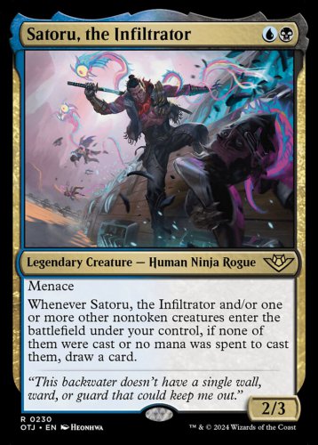 Outlaws of Thunder Junction Satoru, the Infiltrator