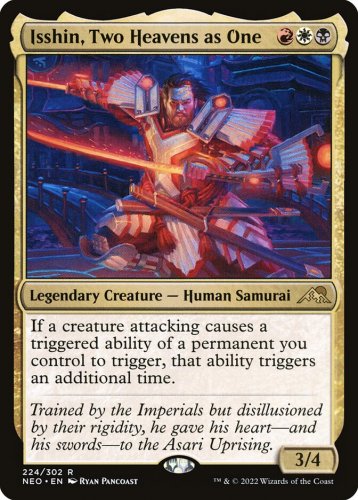 Kamigawa: Neon Dynasty Isshin, Two Heavens as One